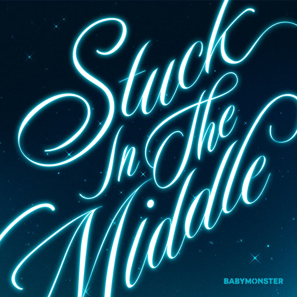 BABYMONSTER Stuck In The Middle official cover artwork